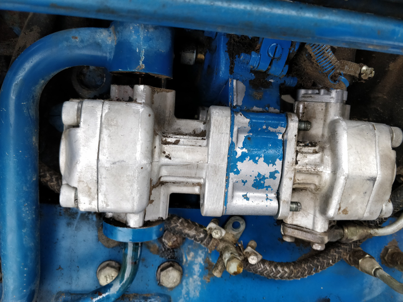 After degreasing, half disassembled...